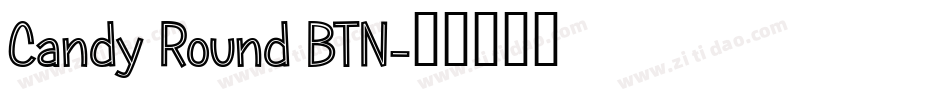 Candy Round BTN字体转换